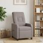 Preview: ARDEBO.de - Massage Relaxsessel Taupe Stoff