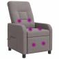 Preview: Massage Relaxsessel Taupe Stoff