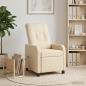 Preview: ARDEBO.de - Massage Relaxsessel Creme Stoff