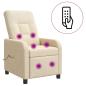 Preview: Massage Relaxsessel Creme Stoff