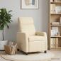 Preview: ARDEBO.de - Liegesessel Creme Stoff