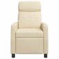 Preview: Liegesessel Creme Stoff