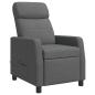 Preview: Massage Relaxsessel Dunkelgrau Stoff