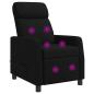 Preview: Massage Relaxsessel Schwarz Stoff