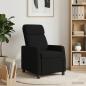 Preview: Massage Relaxsessel Schwarz Stoff