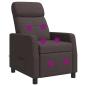 Preview: ARDEBO.de - Massage Relaxsessel Dunkelbraun Stoff