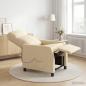Preview: ARDEBO.de - Massage Relaxsessel Creme Stoff