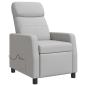 Preview: Massage Relaxsessel Wolkengrau Stoff