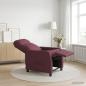 Preview: ARDEBO.de - Massage Relaxsessel Lila Stoff