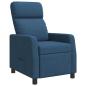 Preview: Liegesessel Blau Stoff