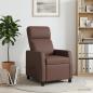 Preview: ARDEBO.de - Massage Relaxsessel Braun Kunstleder