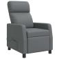 Preview: Massage Relaxsessel Grau Kunstleder
