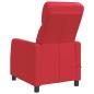 Preview: Massage Relaxsessel Rot Kunstleder