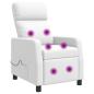 Preview: Massage Relaxsessel Wei? Kunstleder
