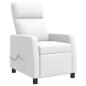Preview: Massage Relaxsessel Wei? Kunstleder
