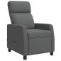 Preview: Massage Relaxsessel Dunkelgrau Stoff
