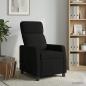 Preview: Massage Relaxsessel Schwarz Stoff