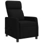 Preview: Massage Relaxsessel Schwarz Stoff
