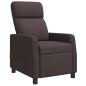 Preview: Massage Relaxsessel Dunkelbraun Stoff