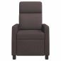 Preview: Massage Relaxsessel Dunkelbraun Stoff