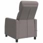 Preview: Massage Relaxsessel Taupe Stoff