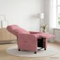 Preview: ARDEBO.de - Liegesessel Rosa Samt (V)