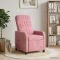 Preview: Liegesessel Rosa Samt (V)
