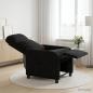 Preview: ARDEBO.de - Massage Relaxsessel Schwarz Samt (V)