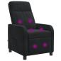 Preview: Massage Relaxsessel Schwarz Samt (V)