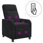 Preview: Massage Relaxsessel Schwarz Samt (V)