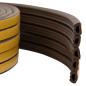 Preview: ARDEBO.de - Selbstklebende Fensterdichtung Braun 10 x 6 mm 12 m