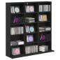 Preview: CD Regal Schwarze Eiche 96 x 23,5 x 97,5 cm Holzwerkstoff