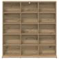 Preview: CD Regal Artisan-Eiche 96 x 23,5 x 97,5 cm Holzwerkstoff