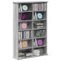 Preview: CD Regal Sonoma-Grau 60 x 17 x 92 cm Holzwerkstoff
