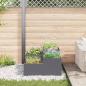 Preview: Gartenblumentopf Anthrazit 80 x 80 x 48 cm Stahl