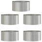 Preview: Pflanzenring 5 Stk. Silber 40 x 40 x 20 cm Edelstahl