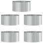 Preview: Pflanzenring 5 Stk. Silber 40 x 40 x 20 cm Verzinkter Stahl