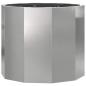 Preview: Pflanzkübel Silber 60 x 60 x 50 cm Edelstahl