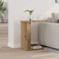Preview: ARDEBO.de - Beistelltisch Artisan-Eiche 35 x 25 x 50 cm Holzwerkstoff