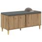 Preview: Flurbank Artisan-Eiche 100 x 38 x 46 cm