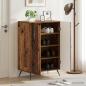 Preview: ARDEBO.de - Schuhschrank BREDA 59,5 x 39,5 x 90 cm Holzwerkstoff Altholz