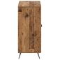 Preview: Schuhschrank BREDA 59,5 x 39,5 x 90 cm Holzwerkstoff Altholz