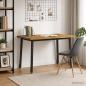 Preview: 90 x 55 x 75 cm Massivholz Akazie Weiß und Schwarz Rechtwinklig