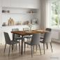 Preview: ARDEBO.de - 120 x 90 x 75 cm Massivholz Akazie Natur und Kaffee