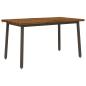 Preview: 120 x 90 x 75 cm Massivholz Akazie Natur und Kaffee