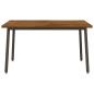 Preview: 120 x 90 x 75 cm Massivholz Akazie Natur und Kaffee
