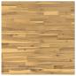 Preview: 70 x 70 x 75 cm Massivholz Akazie Weiß Quadratisch