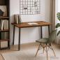 Preview: ARDEBO.de - 120 x 80 x 75 cm Massivholz Akazie Natur und Kaffee