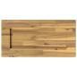 Preview: Rechteckige Tischplatte 70 x 20 x 3 cm Rechteckig