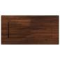 Preview: Rechteckige Tischplatte 90 x 30 x 3,2 cm Rechteckig